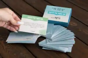 קלפי “מי לה’ אלי”- מבית היוצר של 5 דקות